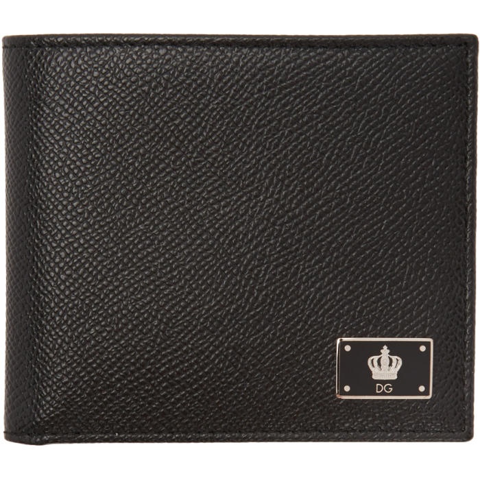 Photo: Dolce and Gabbana Black Crown Wallet 