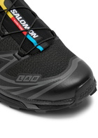 Salomon XT-6 Panelled Mesh Sneakers Black