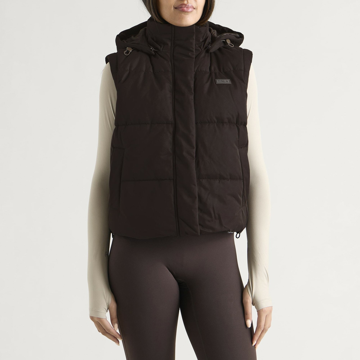 TALA Women's Storm Puffer Jacket in Americano