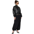 LU'U DAN Black Baggy Bontan Sweatpants