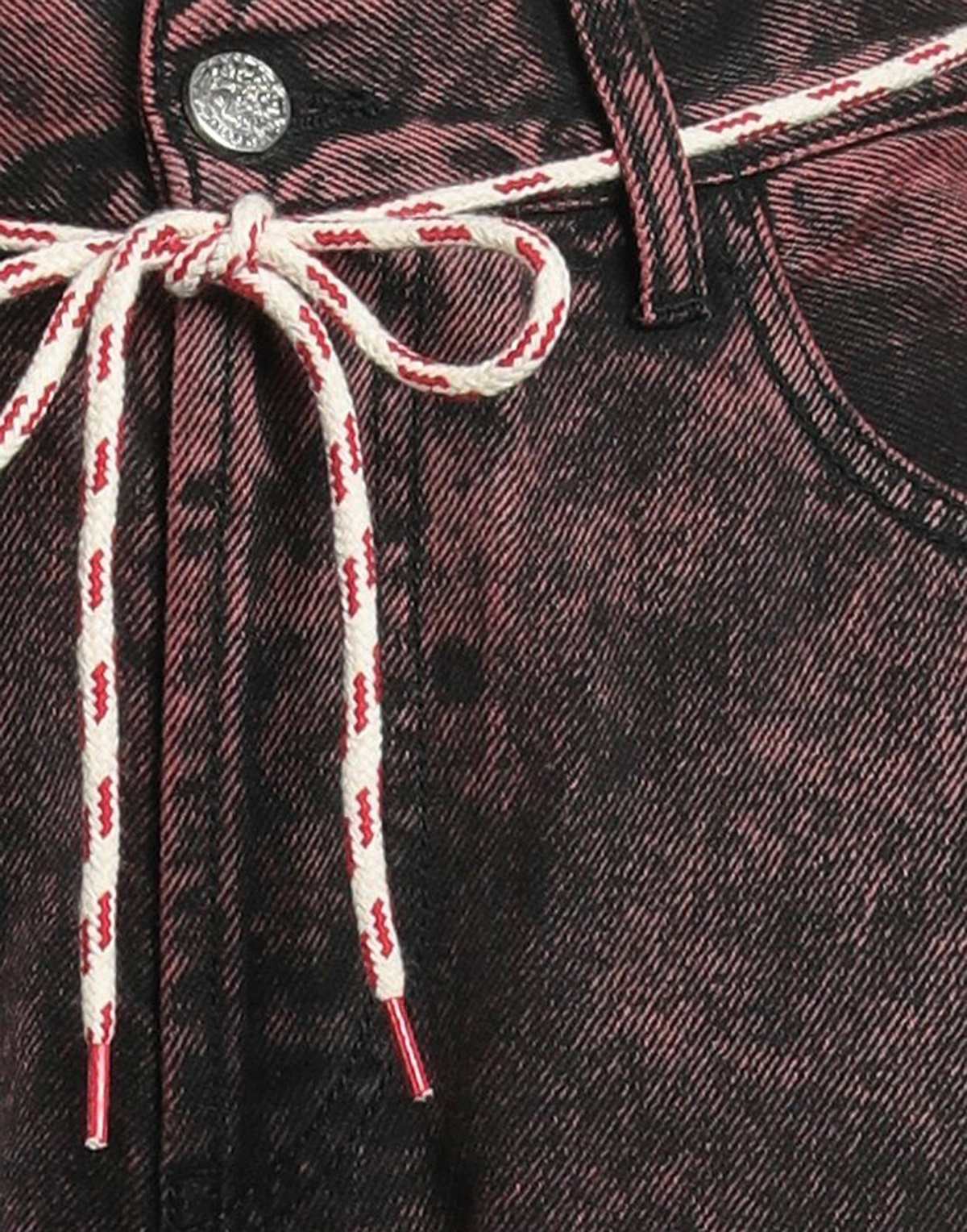 Aries Womens Jeans Burgundy