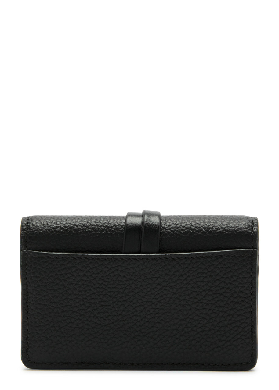 Chloé Black Alphabet Zip Card Holder Chloe