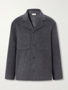 Officine Générale - Hayri Brushed-Wool Overshirt - Gray
