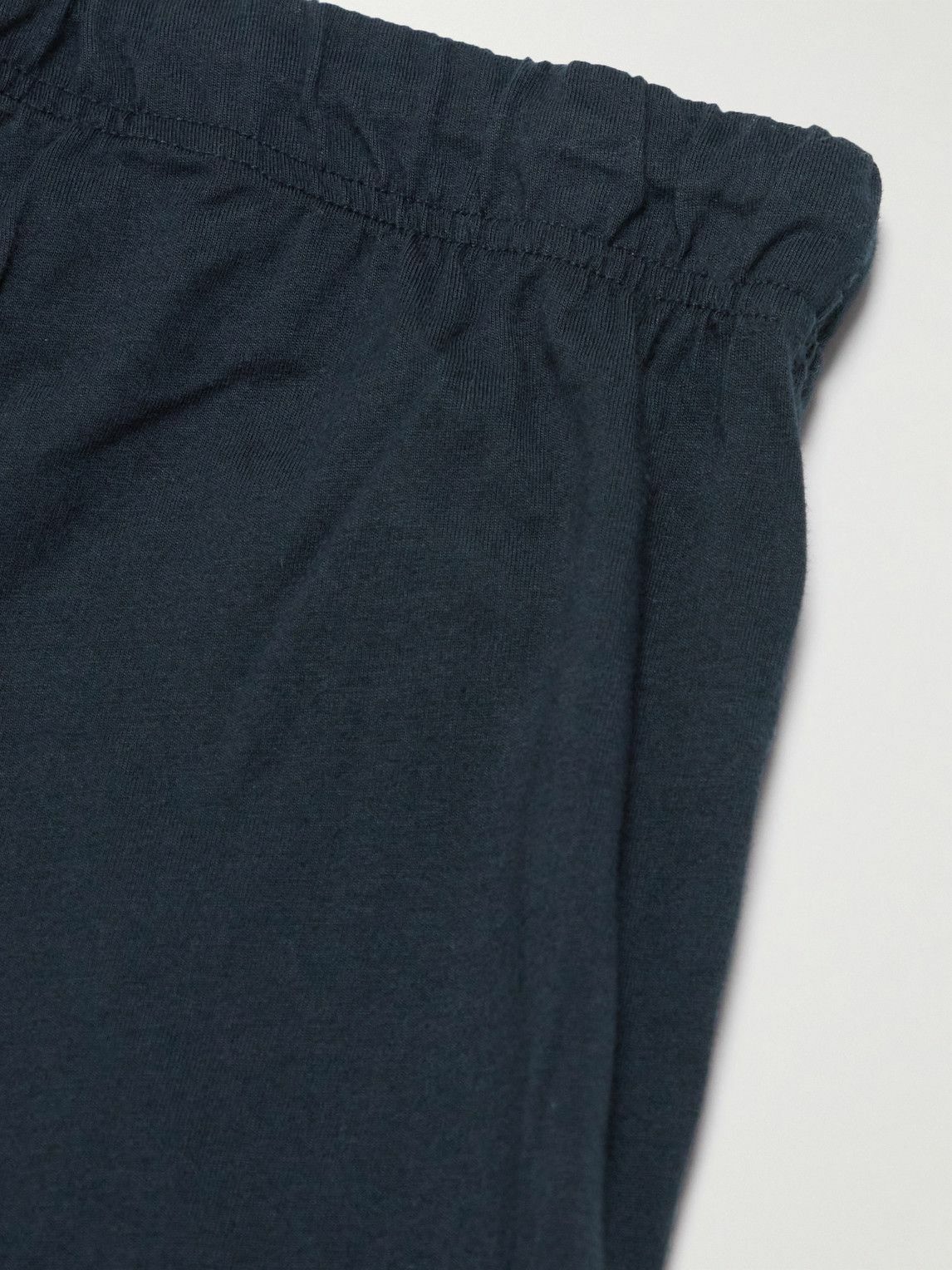 Hemen Biarritz - Fenix Organic Cotton-Jersey Pyjama Shorts - Blue