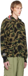 BAPE Khaki 1st Camo Shark Hoodie