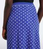 Christopher Esber Ruched Orbit bandana maxi skirt