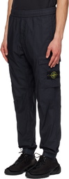 Stone Island Navy 3100031 Stretch Organic Cotton Twill Cargo Pants