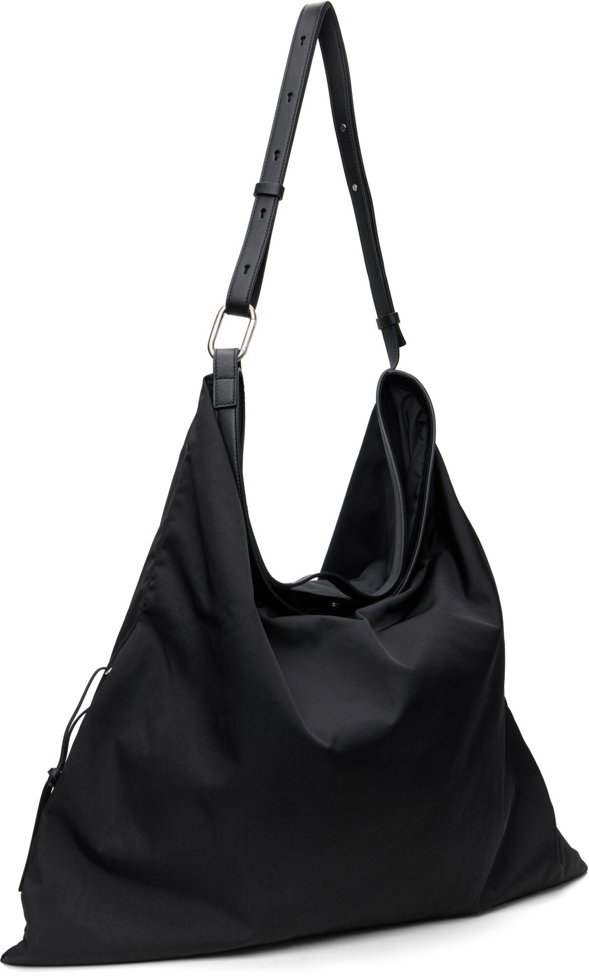 Jil Sander Black Soft Rolled Bag