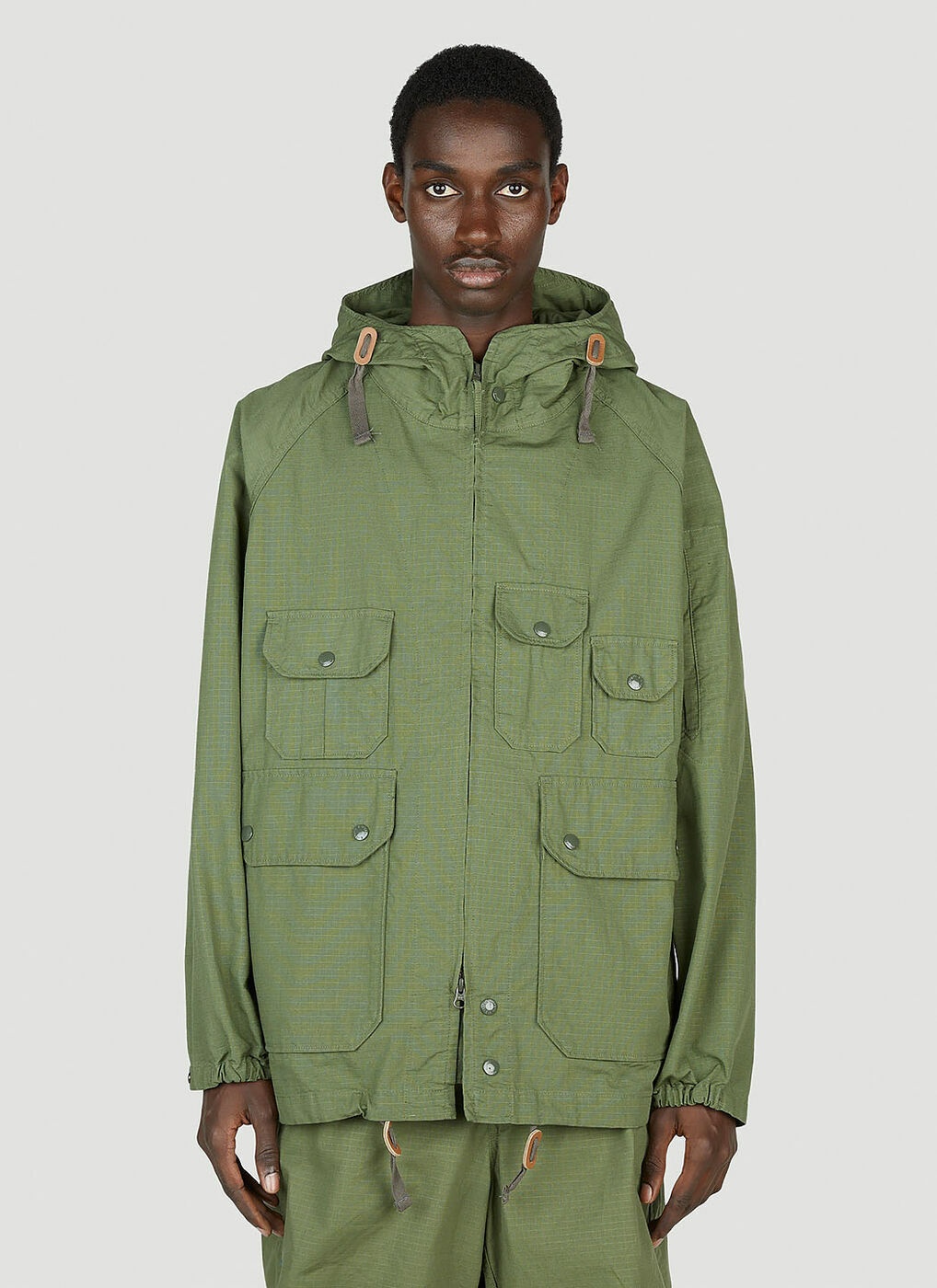 Engineered Garments - Atlantic Parka Jacket in Green Engineered