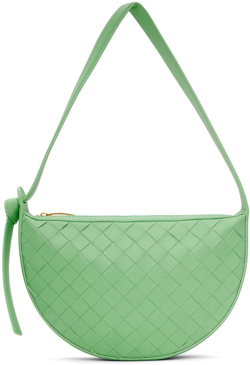 直営店☆BOTTEGA VENETA☆最終SALE! MINI SUNRISE ショルダー Bottega Veneta: Green Mini Sunrise Bag | SSENSE