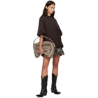 Acne Studios Brown & Green Layered T-shirt Minidress
