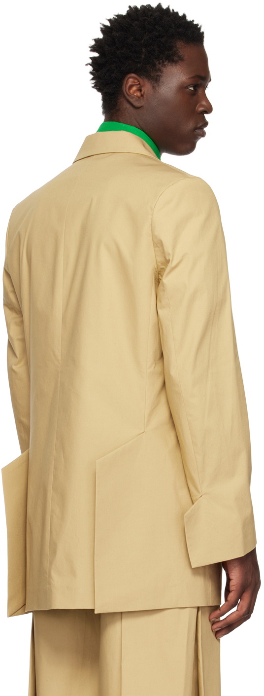T/SEHNE SSENSE Exclusive Beige Blazer