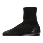 Maison Margiela Black Knit Tabi Boots