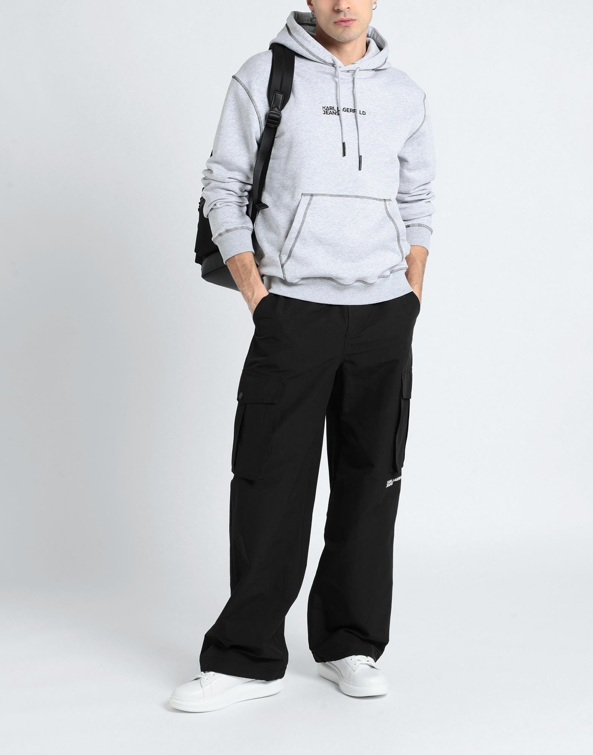 Karl Lagerfeld Jeans Mens Sweatshirt Light in Grey