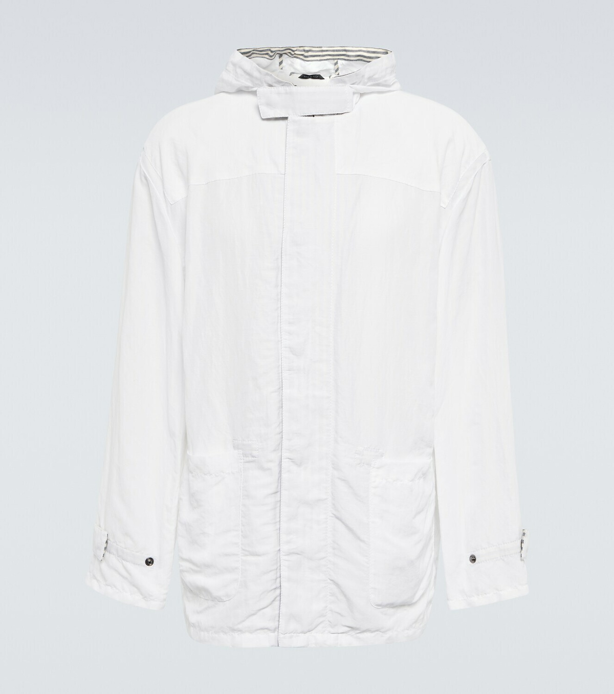J*a様 GIORGIO ARMANI ジャケット　アウター　白　38　スタンド Giorgio Armani - Track jacket Giorgio Armani