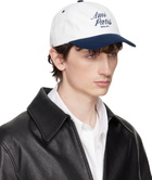 AMI Paris Navy & White Bicolor Cotton 'Ami Paris' Cap