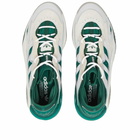 Adidas Men's Streetball II Sneakers in White/Dark Green/Ecru Tint