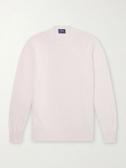 William Lockie - Knitted Cotton Sweater - Pink