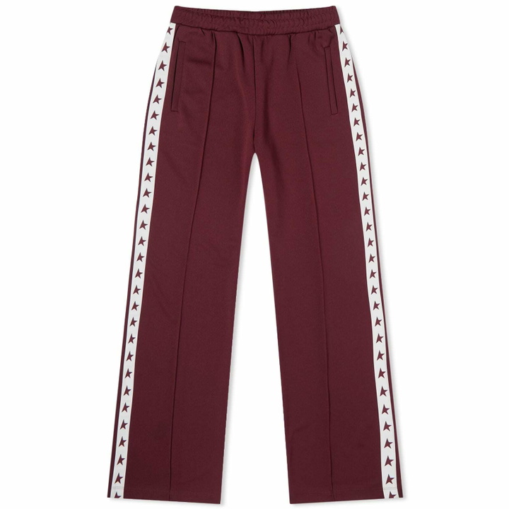 Photo: Golden Goose Women's Star Jogging Sweat Pant in Windsor Wine/White