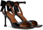 Shushu/Tong Black Bow Heeled Sandals