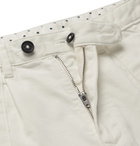 Massimo Alba - Stretch Cotton and Cashmere-Blend Trousers - Neutrals