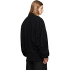 Rick Owens Black Tower Secchia Flight Bomber Jacket