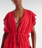 Melissa Odabash Talitha broderie anglaise cotton kaftan