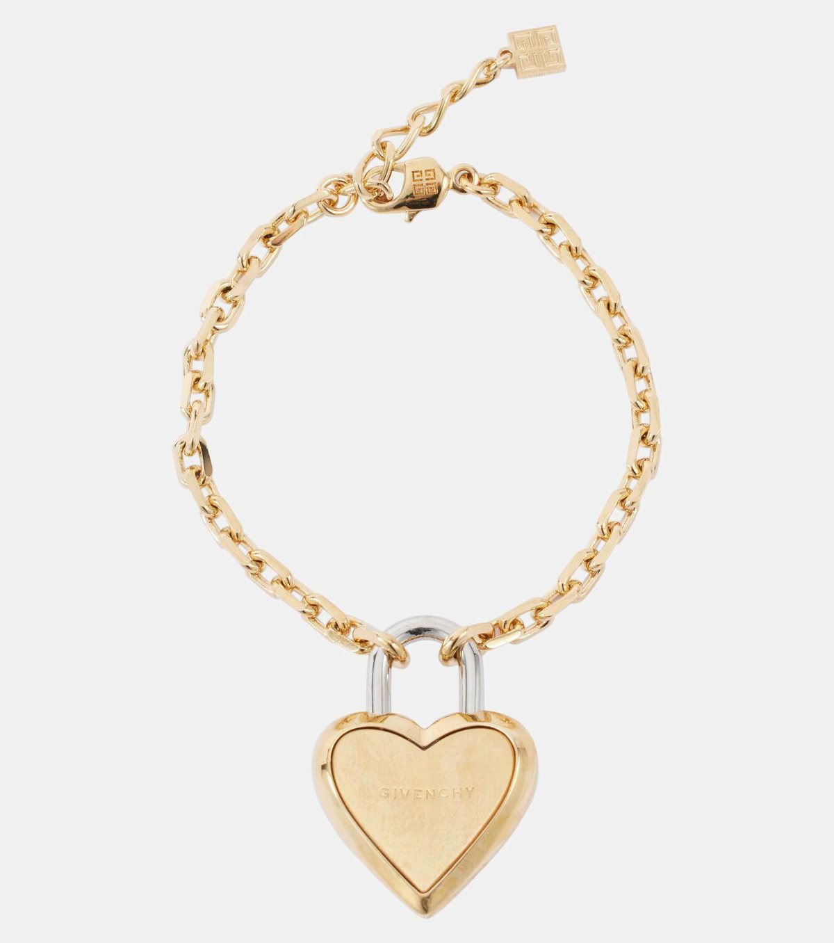 Givenchy Heart Lock chain bracelet