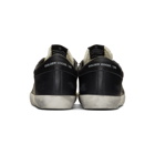 Golden Goose Black and Grey Superstar Sneakers
