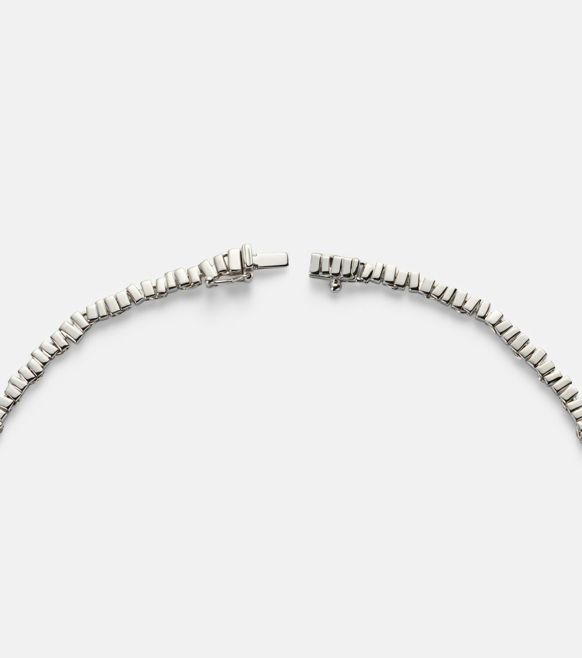 Suzanne Kalan Mini 18kt white gold (750/1000) necklace with diamonds