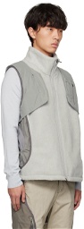 Hyein Seo Gray & White Layered Vest