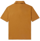 Thom Sweeney - Garment-Dyed Cotton-Pique Polo Shirt - Yellow