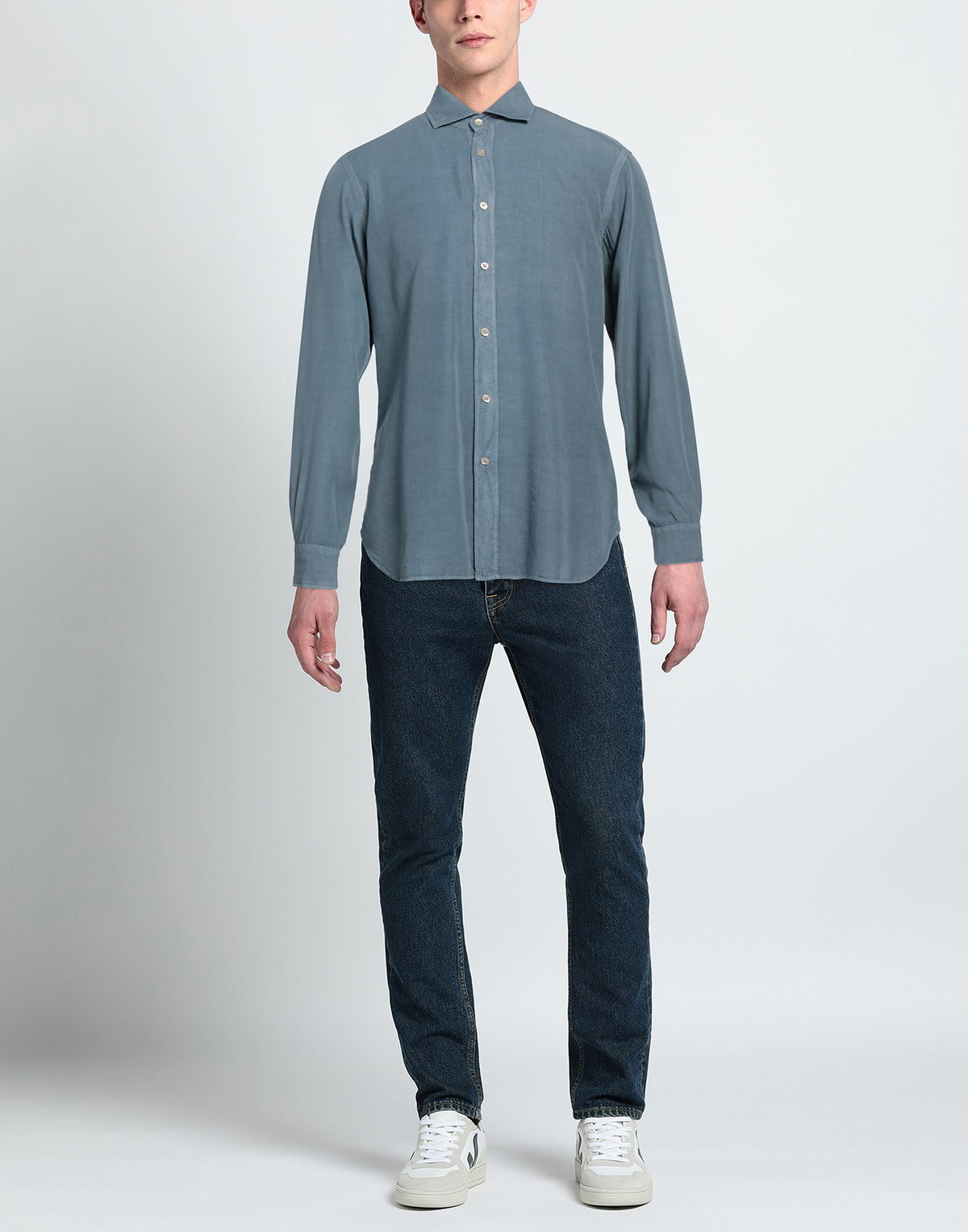 Boglioli Mens Shirt Slate in Blue