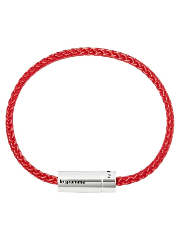 Photo: Le Gramme Sterling Silver Le 7g Polished Nato Cable Bracelet