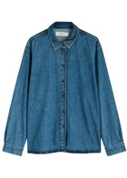 Skall Studio Millington Denim Shirt Blue
