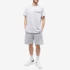 Alexander McQueen Men's Logo Tape T-Shirt in Light Pale Grey