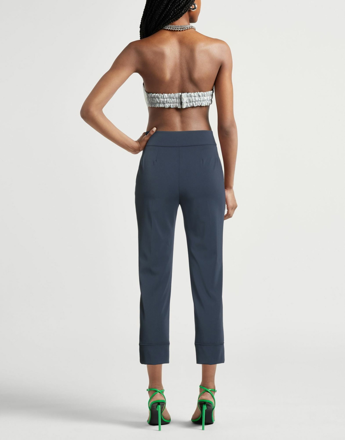 Alessia Santi Womens Pants in Navy