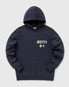Bstn Brand Signature Stitching Logo Hoody Blue - Mens - Hoodies