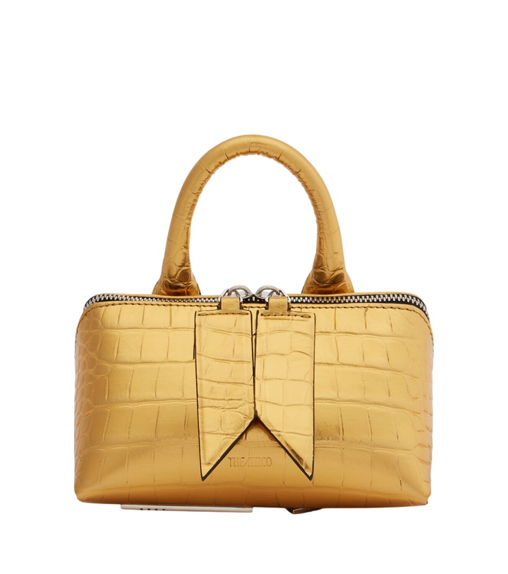 Photo: The Attico Friday Mini croc-effect leather top-handle bag