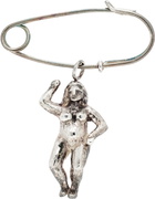 Georgia Kemball SSENSE Exclusive Silver Person Pin