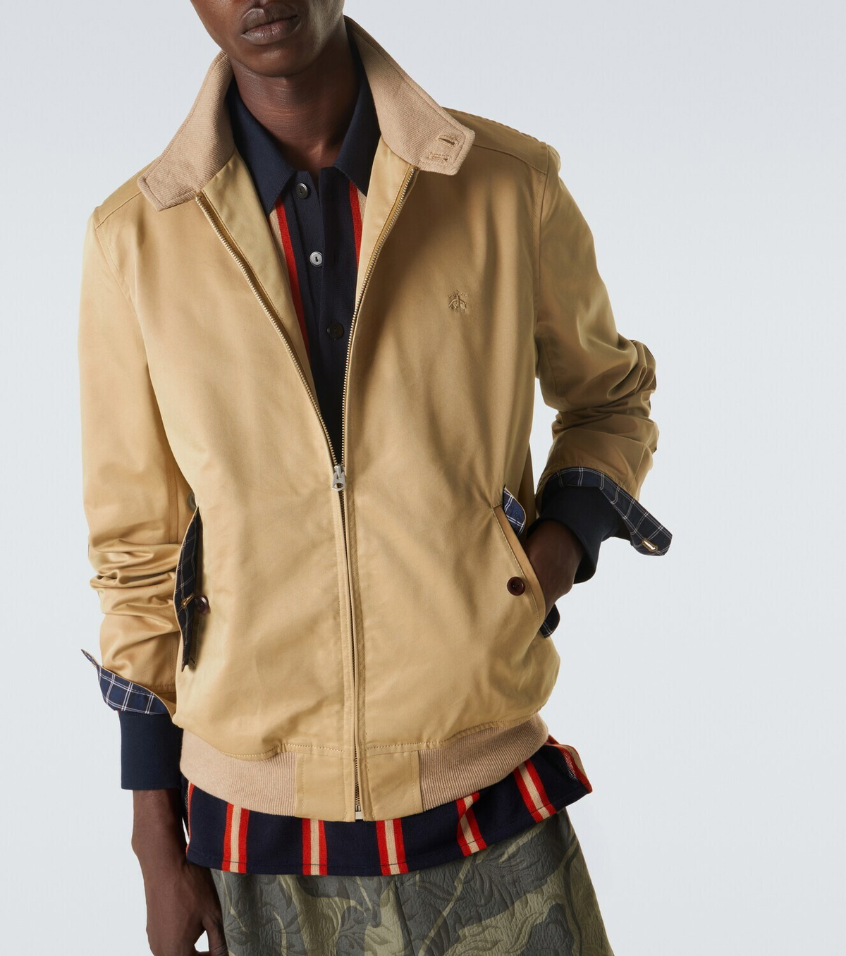 Junya Watanabe Cotton-blend blouson jacket