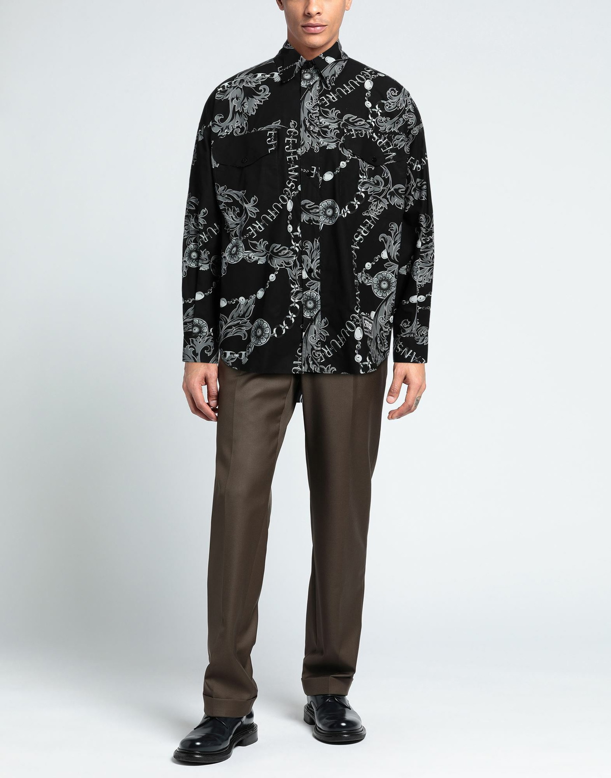Versace Jeans Couture Mens Shirt in Black
