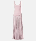 Marmar Halim Ana crêpe and chiffon gown