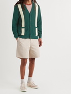 Beams Plus - Striped Cotton Cardigan - Green