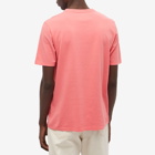 Folk Men's Contrast Sleeve T-Shirt in Tropical Pink