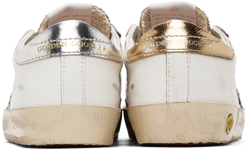 Golden Goose Kids White SuperStar Sneakers Golden Goose Deluxe Brand