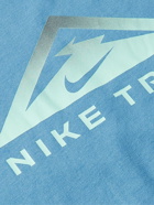 Nike Running - Trail Printed Dri-FIT T-Shirt - Blue