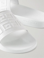 Givenchy - Logo-Embossed Rubber Slides - White