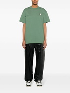 Moncler Genius X Palm Angels Green Logo-Appliqué T-Shirt