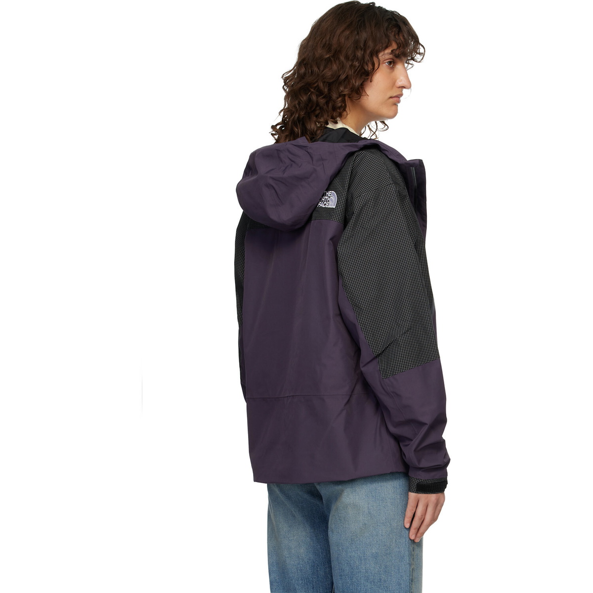 The North Face Purple HKe Spectra GORE-TEX Mountain Light Rain Jacket